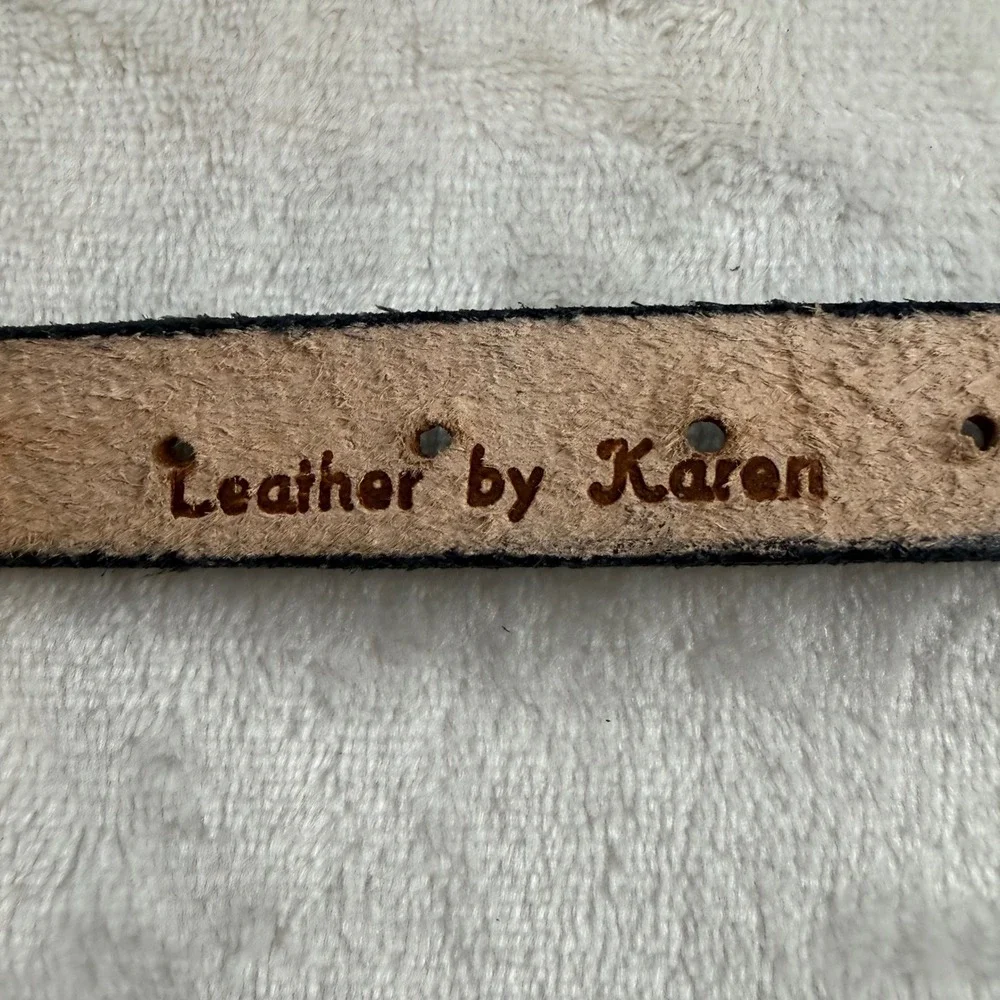 Braided Leather Belt Womens 40